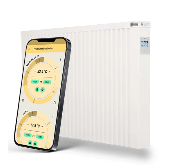 Thermotec AeroFlow® Calefacción eléctrica MAXI 2450 con FlexiSmart Pro