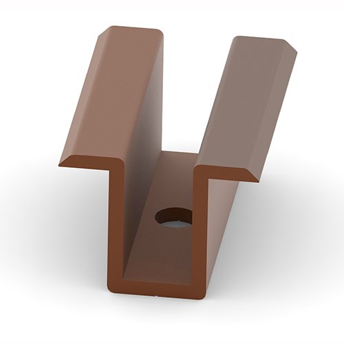 INTERMEDIATE marrone (RAL 8007) COLORED CLAMPS