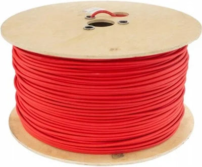 Cable libre de halógenos (LHA) H1Z2Z2-K, 6mm2 rojo, clase 5 flexible, solar