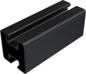 Carril con tuerca ranurada arriba/abajo con torn 1200