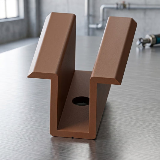 INTERMEDIATE marrone (RAL 8007) COLORED CLAMPS