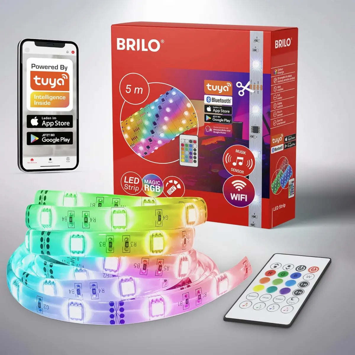 Tira de LED Briloner 5m