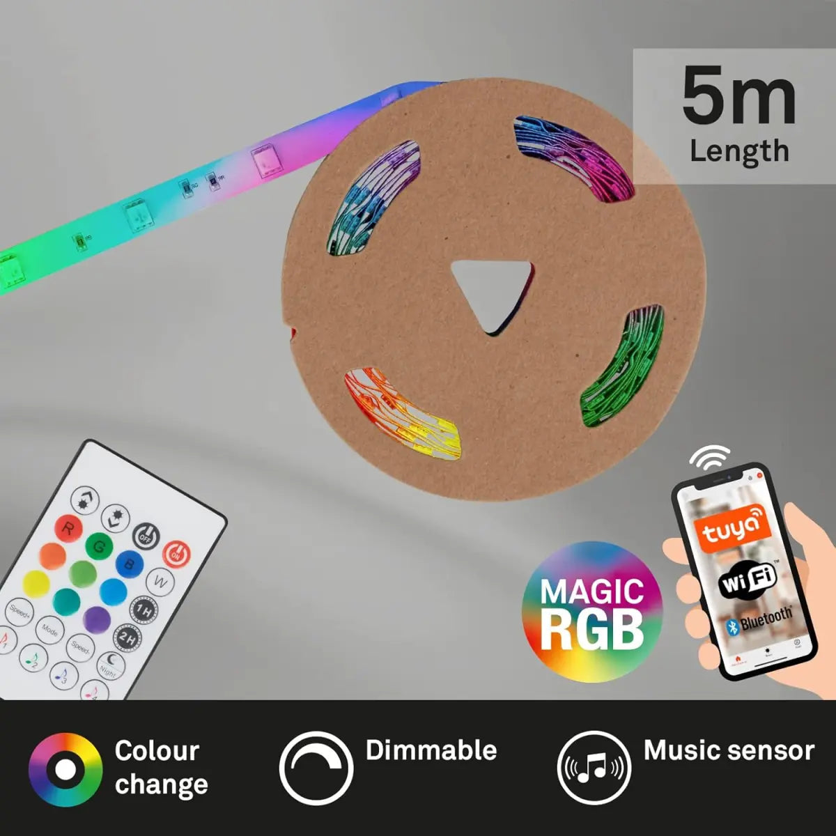 Tira de LED Briloner 5m